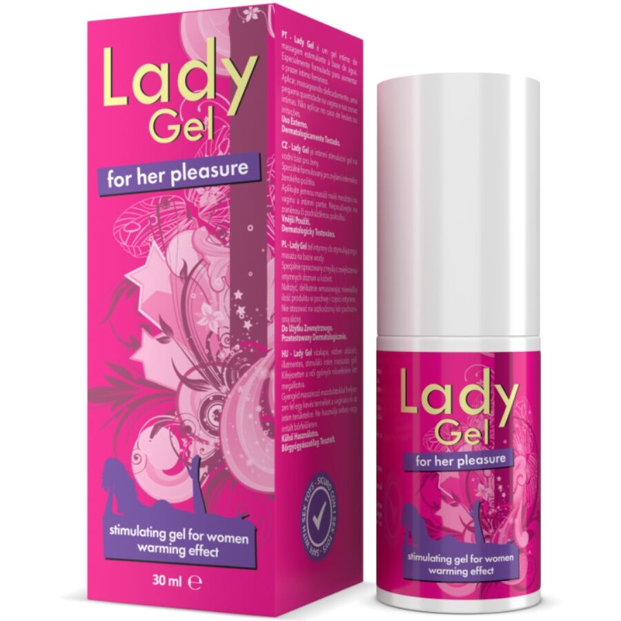 INTIMATELINE - LADY GEL PER GER PLEASURE GEL STIMOLANTE CON EFFETTO CALORE ELLA 30 ML - INTIMATELINE INTIMATELINE | Lingerie Harness Boutique