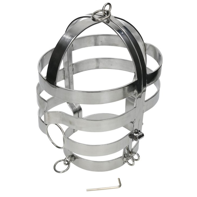 METAL HARD - MASCHERA CON COLLANA IN ACCIAIO