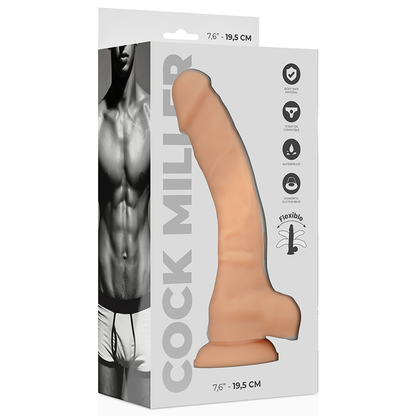 COCK MILLER - ARTICULATED DENSIT SILICONE COCKSIL 19.5 CM