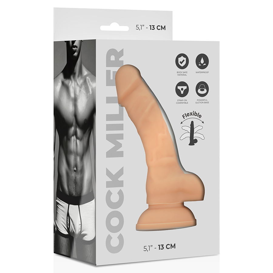 COCK MILLER - COCKSIL IN SILICONE DENSIT ARTICOLABILE 13 CM - COCK MILLER | Lingerie Harness Boutique