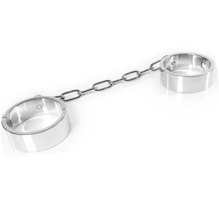 METAL HARD - MANETTE ALLA CAVIGLIA CON CHIAVE A BRUGOLA. SOTTOMISSIONE BDSM - METAL HARD | Lingerie Harness Boutique