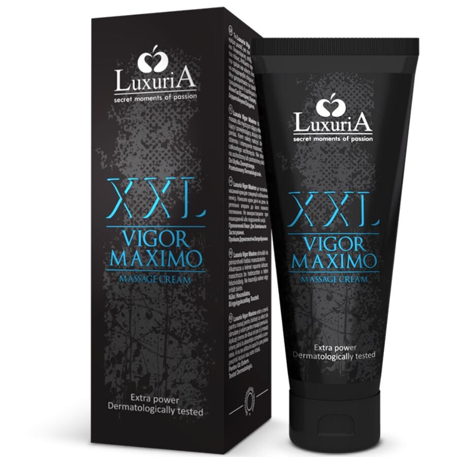 INTIMATELINE LUXURIA - CREMA DA MASSAGGIO XXL VIGOR MAXIMO 75 ML - INTIMATELINE LUXURIA | Lingerie Harness Boutique