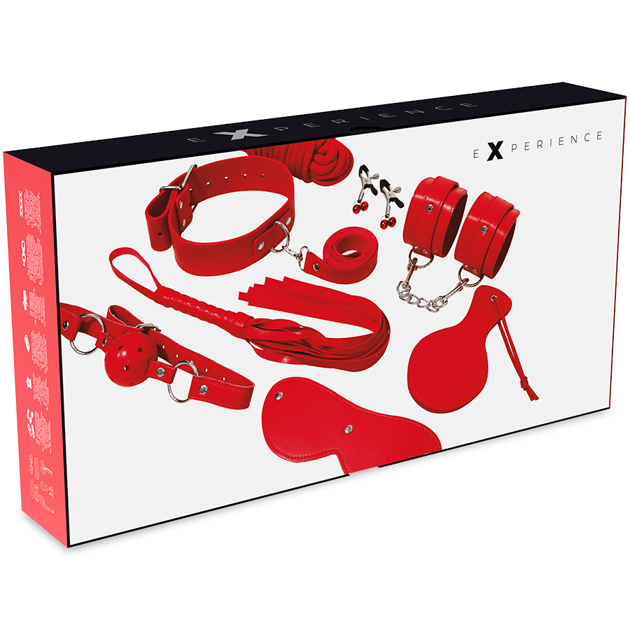 EXPERIENCE - KIT FETISH BDSM SERIE ROSSA - EXPERIENCE | Lingerie Harness Boutique