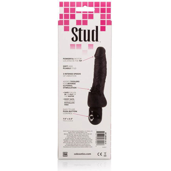 CALEXOTICS - BLACK VIBRATOR POWER STUD CLITERRIFIC