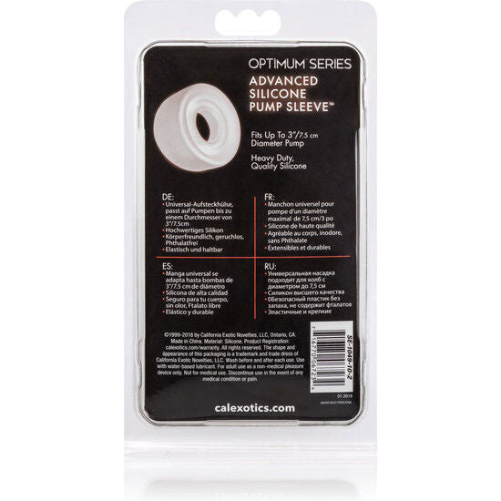 CALEXOTICS - MANICOTTO POMPA IN SILICONE TRASPARENTE ADV - CALEXOTICS | Lingerie Harness Boutique