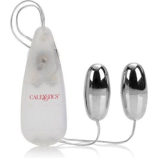 CALEXOTICS - PROIETTILI VIBRANTI ARGENTO DUO - CALEXOTICS | Lingerie Harness Boutique