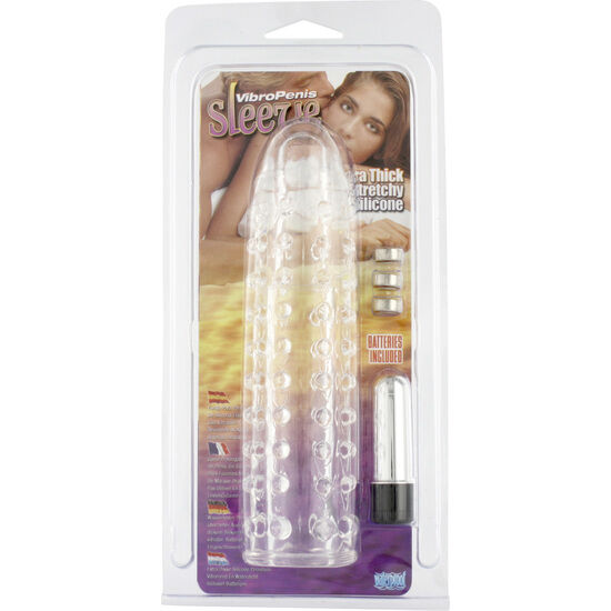 SEVEN CREATIONS - TRANSPARENT VIBRATING PENIS COVER