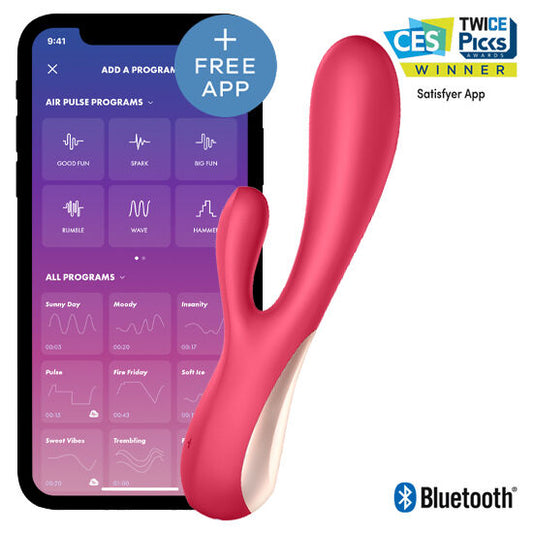 SATISFYER - MONO FLEX ROSA CON APP - SATISFYER CONNECT | Lingerie Harness Boutique