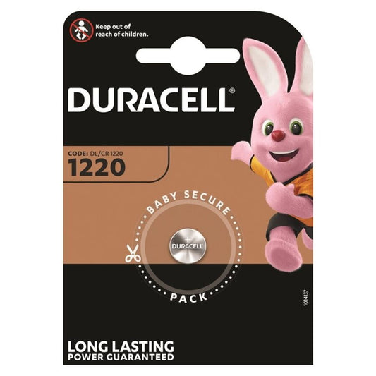 DURACELL - BATTERIA BOTON LITIO CR1220 3V 1UNIT - DURACELL | Lingerie Harness Boutique