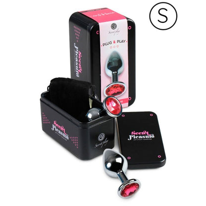 SECRETPLAY - PLUG ANALE ALLUMINIO FUCSIA 7 CM - SECRETPLAY TOYS | Lingerie Harness Boutique