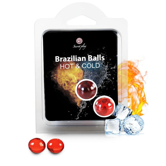 SECRETPLAY - BRAZILIAN BALLS HOT AND COLD EFFECT 2 UNITS