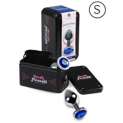 SECRETPLAY - PLUG ANALE BLU S - SECRETPLAY TOYS | Lingerie Harness Boutique
