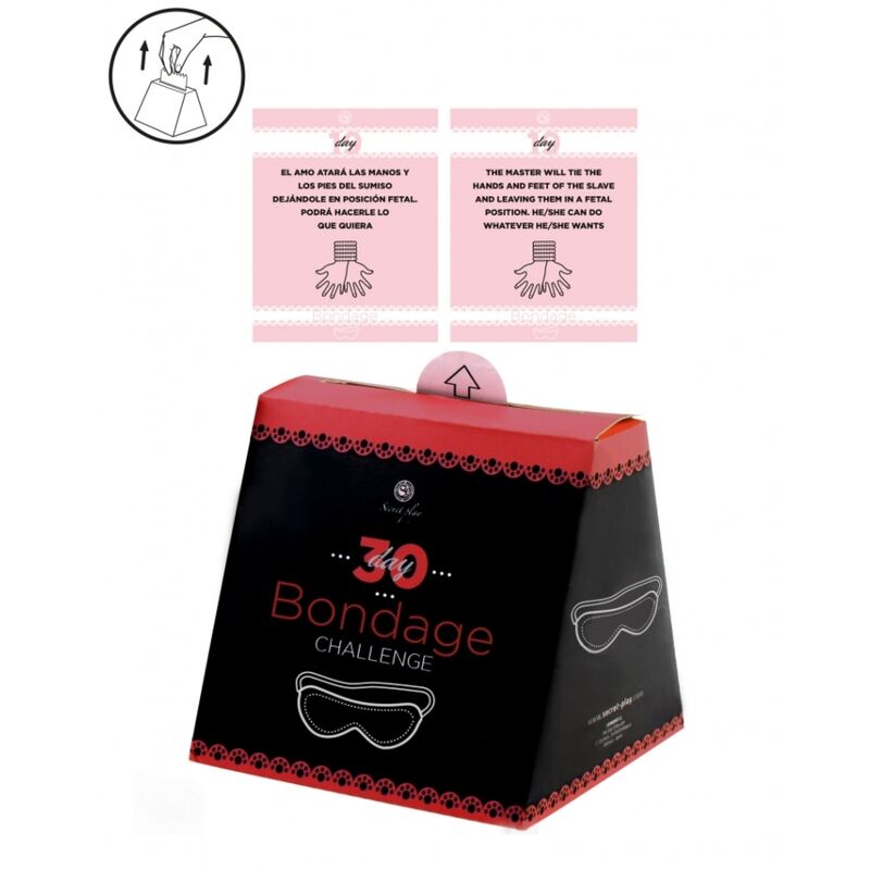 SECRETPLAY - SFIDA 30 GIORNI DI BONDAGE (ES/EN) - SECRETPLAY 100% GAMES | Lingerie Harness Boutique