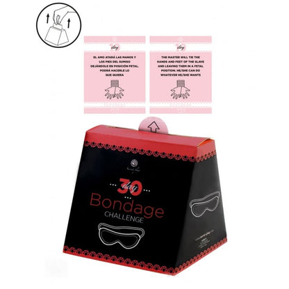 SECRETPLAY - SFIDA 30 GIORNI DI BONDAGE (ES/EN) - SECRETPLAY 100% GAMES | Lingerie Harness Boutique