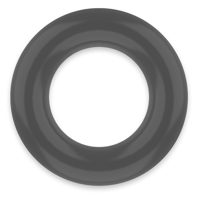 POWERING - SUPER FLEXIBLE AND RESISTANT COCK RING 5.5 CM PR06 BLACK