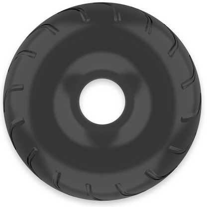 POWERING - ANELLO PER PENE SUPER FLESSIBILE E RESISTENTE 5CM PR08 NERO - POWERING | Lingerie Harness Boutique