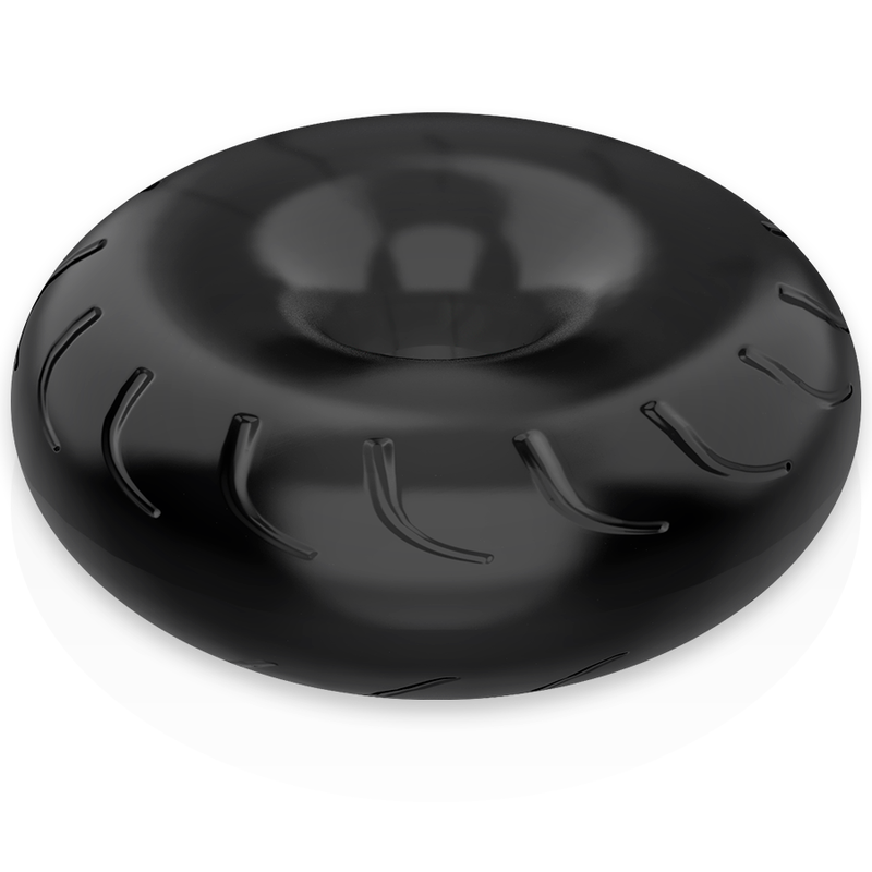 POWERING - ANELLO PER PENE SUPER FLESSIBILE E RESISTENTE 5CM PR08 NERO - POWERING | Lingerie Harness Boutique