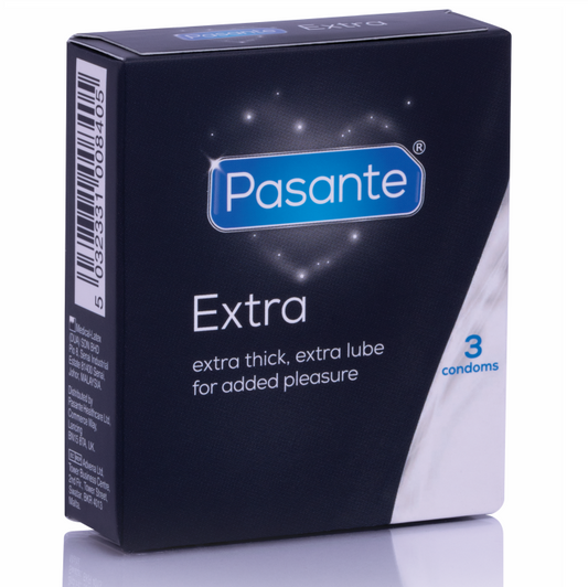 PASANTE - EXTRA EXTRA THICK CONDOM 3 UNITS