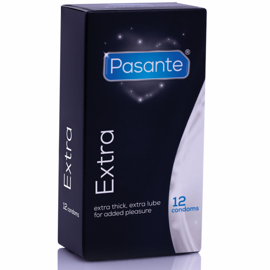 PASANTE - EXTRA EXTRA THICK CONDOM 12 UNITS