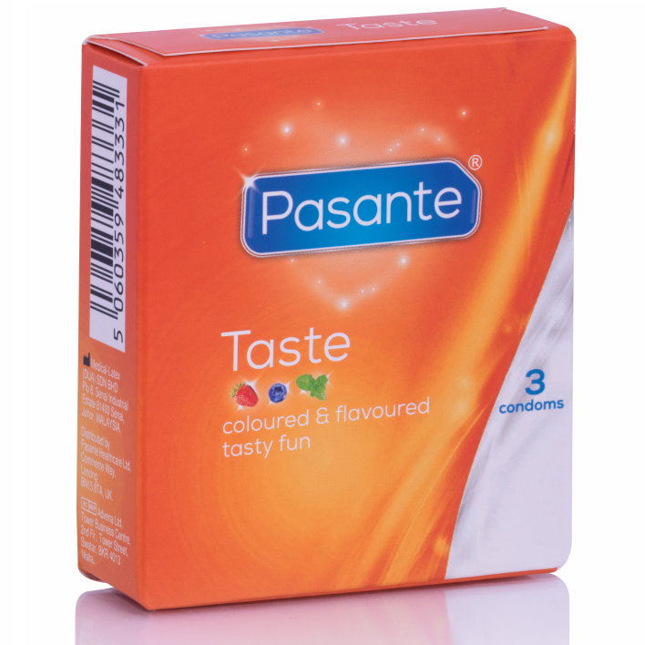 PASANTE - PRESERVATIVI SAPORI 3 UNIT - PASANTE | Lingerie Harness Boutique