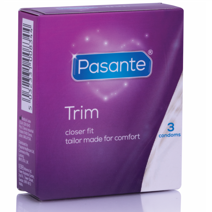 PASANTE - THIN CONDOM TRIM MS 3 UNIT