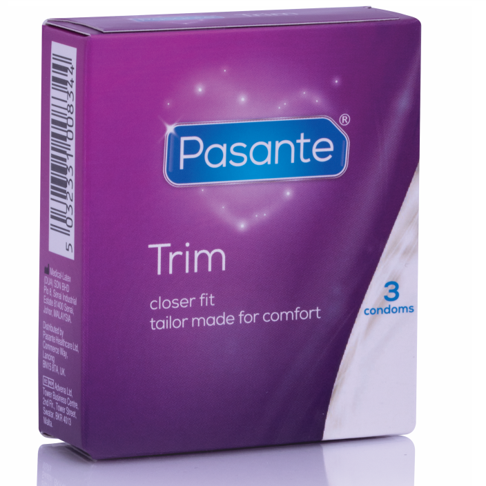 PASANTE - PRESERVATIVO SOTTILE TRIM MS 3 UNIT - PASANTE | Lingerie Harness Boutique