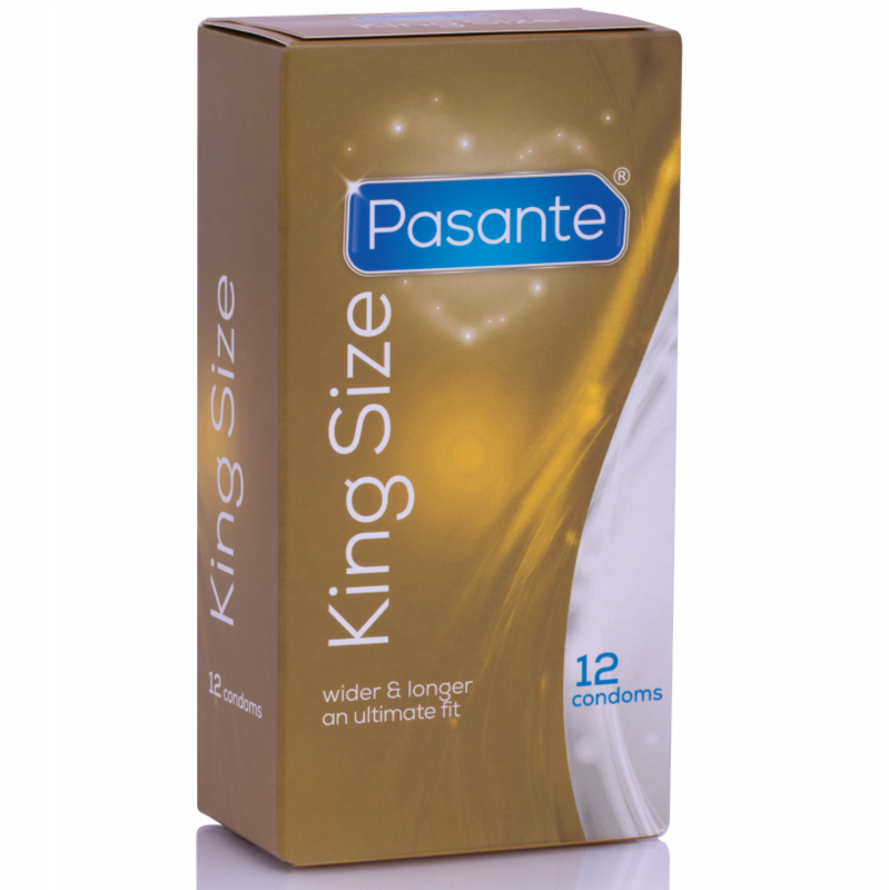 PASANTE - I PRESERVATIVI KING MS LUNGO E LARGHEZZA 12 UNIT - PASANTE | Lingerie Harness Boutique