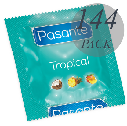 PASANTE - PRESERVATIVI SAPORI TROPICALI 144 UNIT - PASANTE | Lingerie Harness Boutique