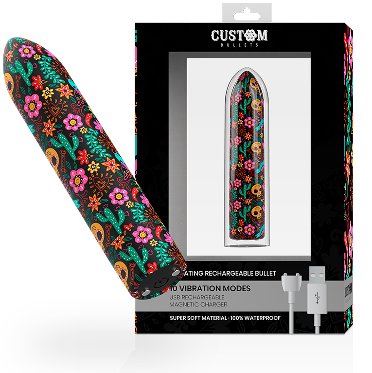 CUSTOM BULLETS - FLOREALI RICARICABILI BULLET 10 INTENSITÀ - CUSTOM BULLETS | Lingerie Harness Boutique