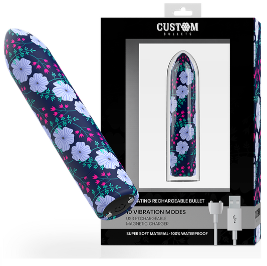 CUSTOM BULLETS - PERSONALIZZATE RICARICABILI PRIMAVERA 10 INTENSITÀ - CUSTOM BULLETS | Lingerie Harness Boutique