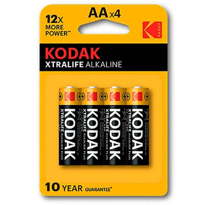 KODAK - XTRALIFE AA LR6 ALKALINE BATTERY BLISTER * 4