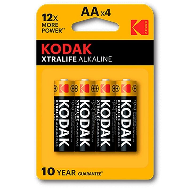 KODAK - BATTERIA ALCALINA XTRALIFE AA LR6 BLISTER * 4 - KODAK | Lingerie Harness Boutique