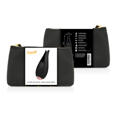 COQUETTE CHIC DESIRE - STIMOLATORE CLITORIALE NERO/ORO - COQUETTE TOYS | Lingerie Harness Boutique