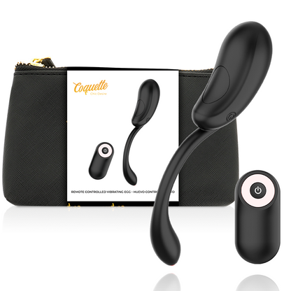 COQUETTE CHIC DESIRE - UOVO VIBRANTE TELECOMANDO RICARICABILE NERO/ORO - COQUETTE TOYS | Lingerie Harness Boutique