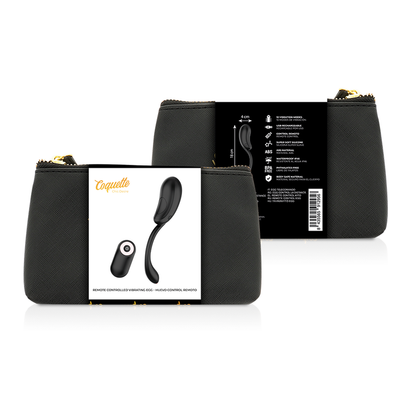COQUETTE CHIC DESIRE - UOVO VIBRANTE TELECOMANDO RICARICABILE NERO/ORO - COQUETTE TOYS | Lingerie Harness Boutique
