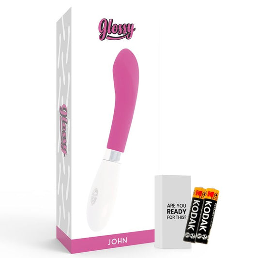 GLOSSY - JOHN VIBRATORE ROSA - GLOSSY | Lingerie Harness Boutique