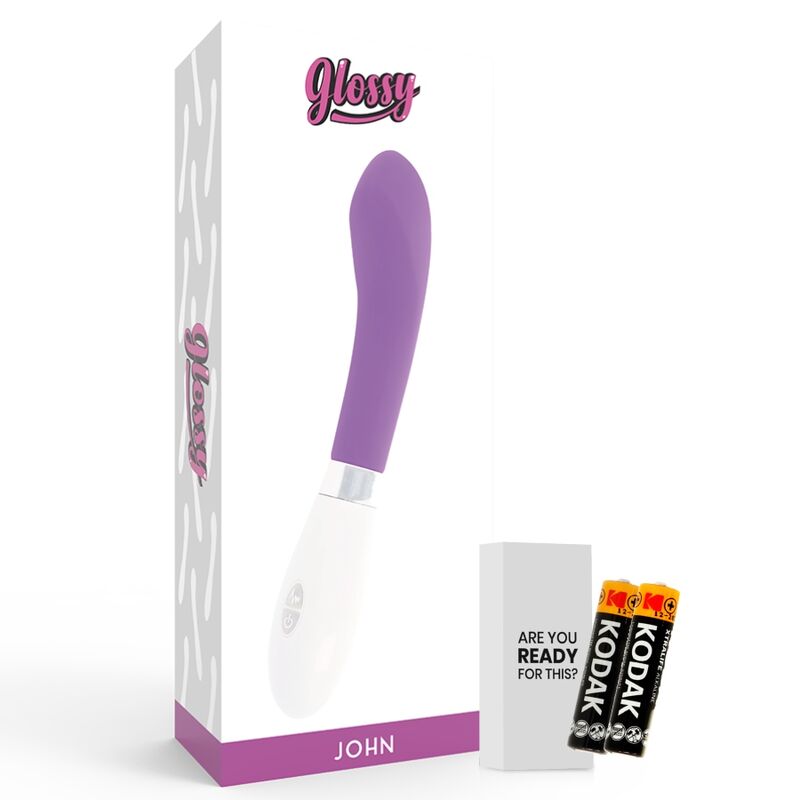 GLOSSY - JOHN VIBRATOR VIOLA - GLOSSY | Lingerie Harness Boutique