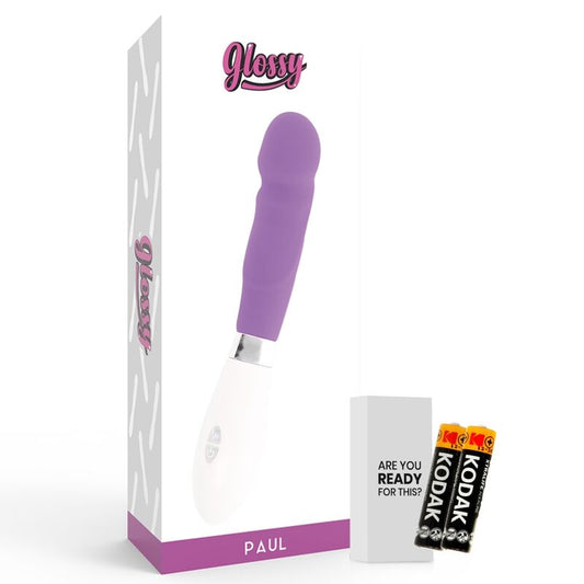 GLOSSY - PAUL VIBRATOR VIOLA - GLOSSY | Lingerie Harness Boutique