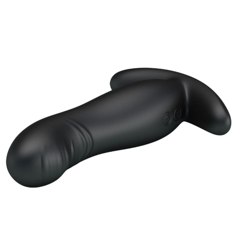 MR PLAY - MASSAGGIATORE PROSTATICO NERO RICARICABILE - MR PLAY | Lingerie Harness Boutique