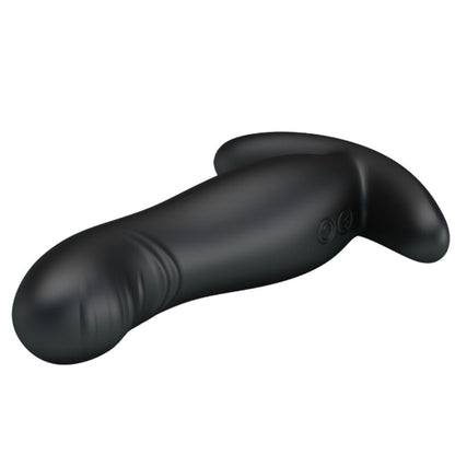 MR PLAY - MASSAGGIATORE PROSTATICO NERO RICARICABILE - MR PLAY | Lingerie Harness Boutique