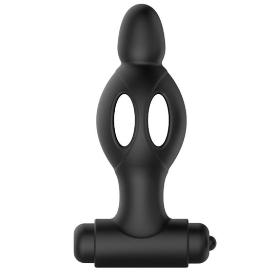 MR PLAY - SILICONE BUTT PLUG WITH VIBRATION