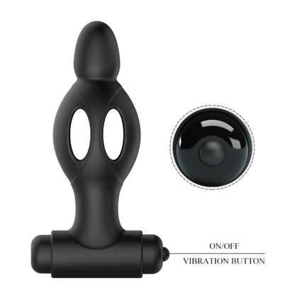 MR PLAY - PLUG ANALE IN SILICONE CON VIBRAZIONE - MR PLAY | Lingerie Harness Boutique
