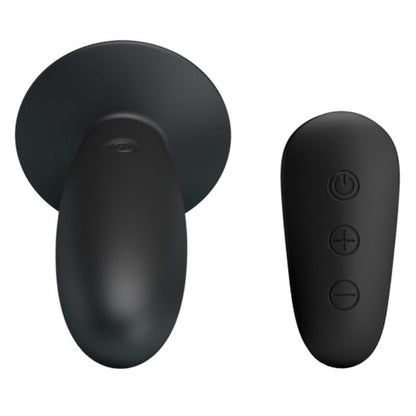 MR PLAY - BLACK REMOTE CONTROL VIBRATING BUTT PLUG