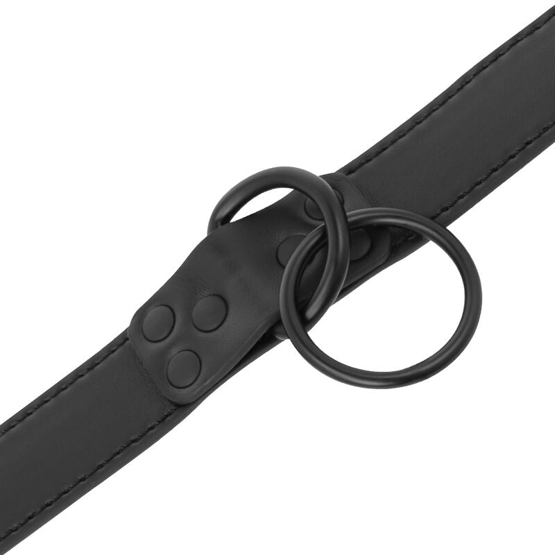 DARKNESS - COLLANA NERA CON CATENA - DARKNESS BONDAGE | Lingerie Harness Boutique