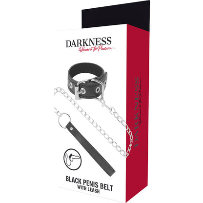 DARKNESS - COCK RING WITH STRAP