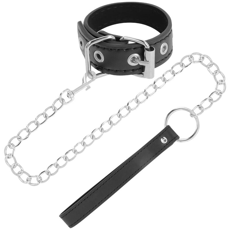 DARKNESS - ANELLO PER PENE CON CINTURINO - DARKNESS BONDAGE | Lingerie Harness Boutique