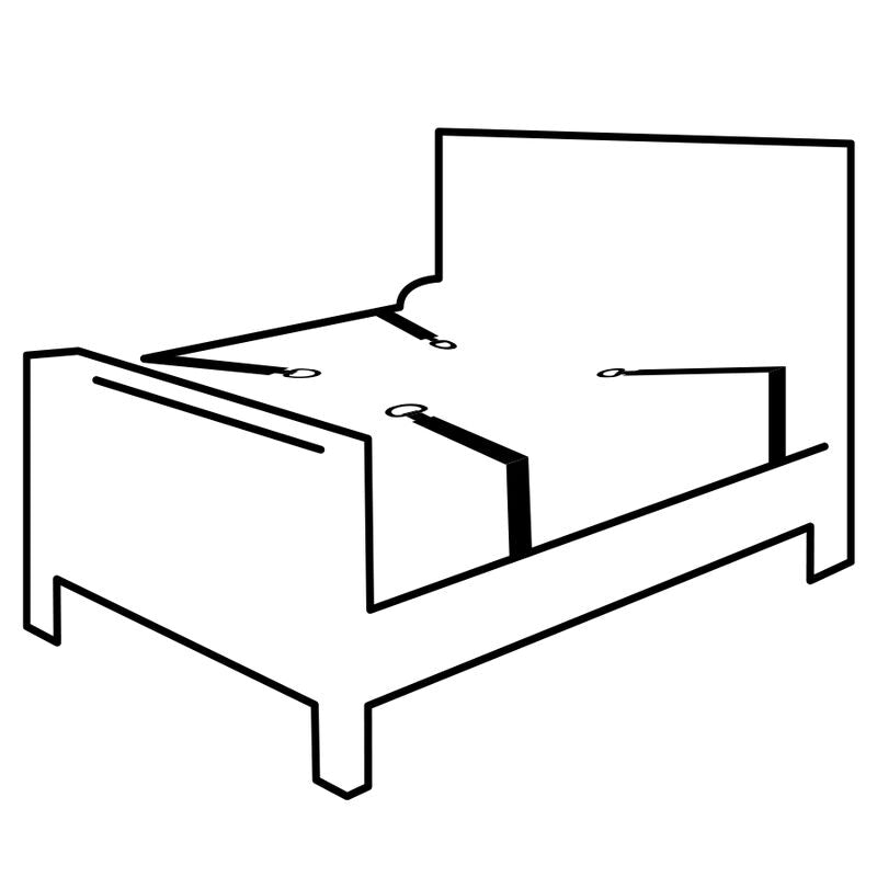 DARKNESS - SET CRAVATTE DA LETTO - DARKNESS BONDAGE | Lingerie Harness Boutique