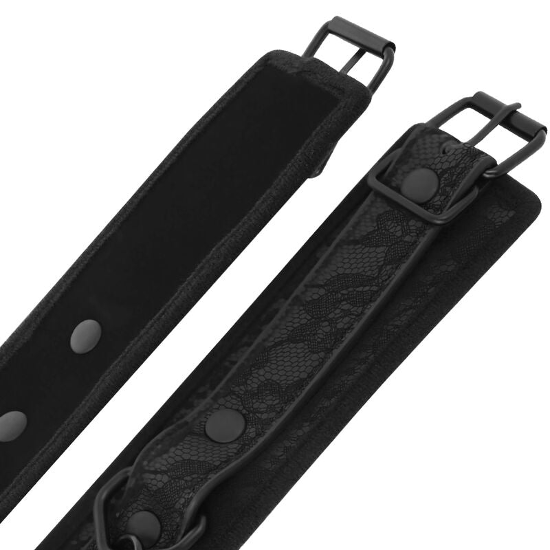 DARKNESS - MANETTE BDSM NERE DI LUSSO - DARKNESS BONDAGE | Lingerie Harness Boutique