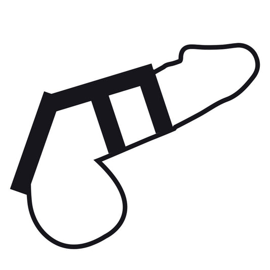 DARKNESS - SET DI 3 ANELLI PER PENE FLESSIBILI - DARKNESS BONDAGE | Lingerie Harness Boutique