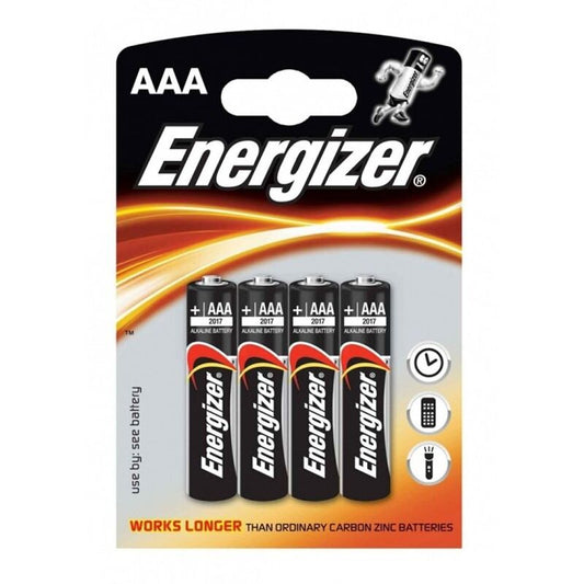 ENERGIZER - BATTERIA ALCALINA AAA LR03 *4 - ENERGIZER | Lingerie Harness Boutique